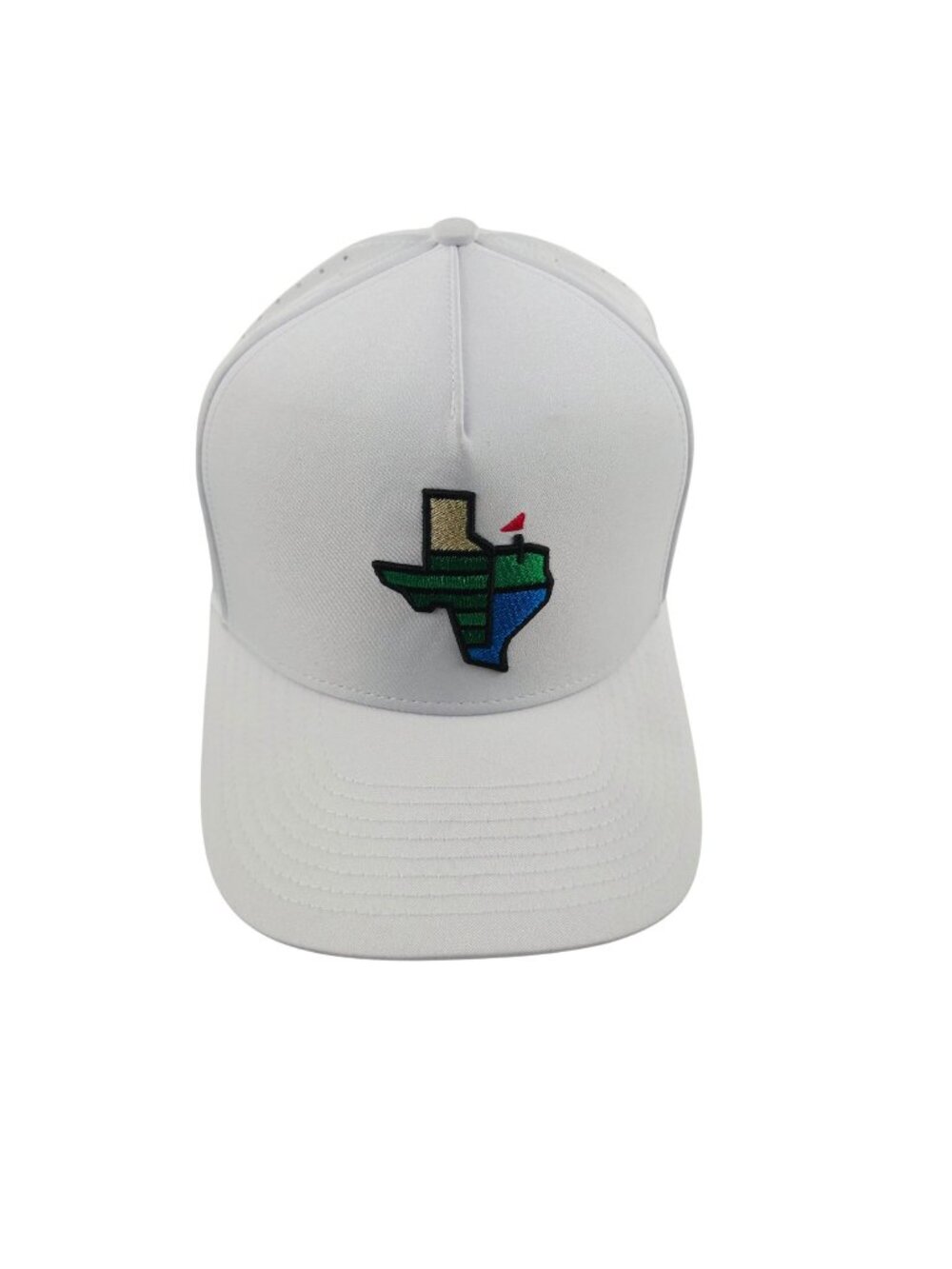 Waggle Golf Baseball Hat Snapback Cap Texas Embroidered Logo White One Size NWT